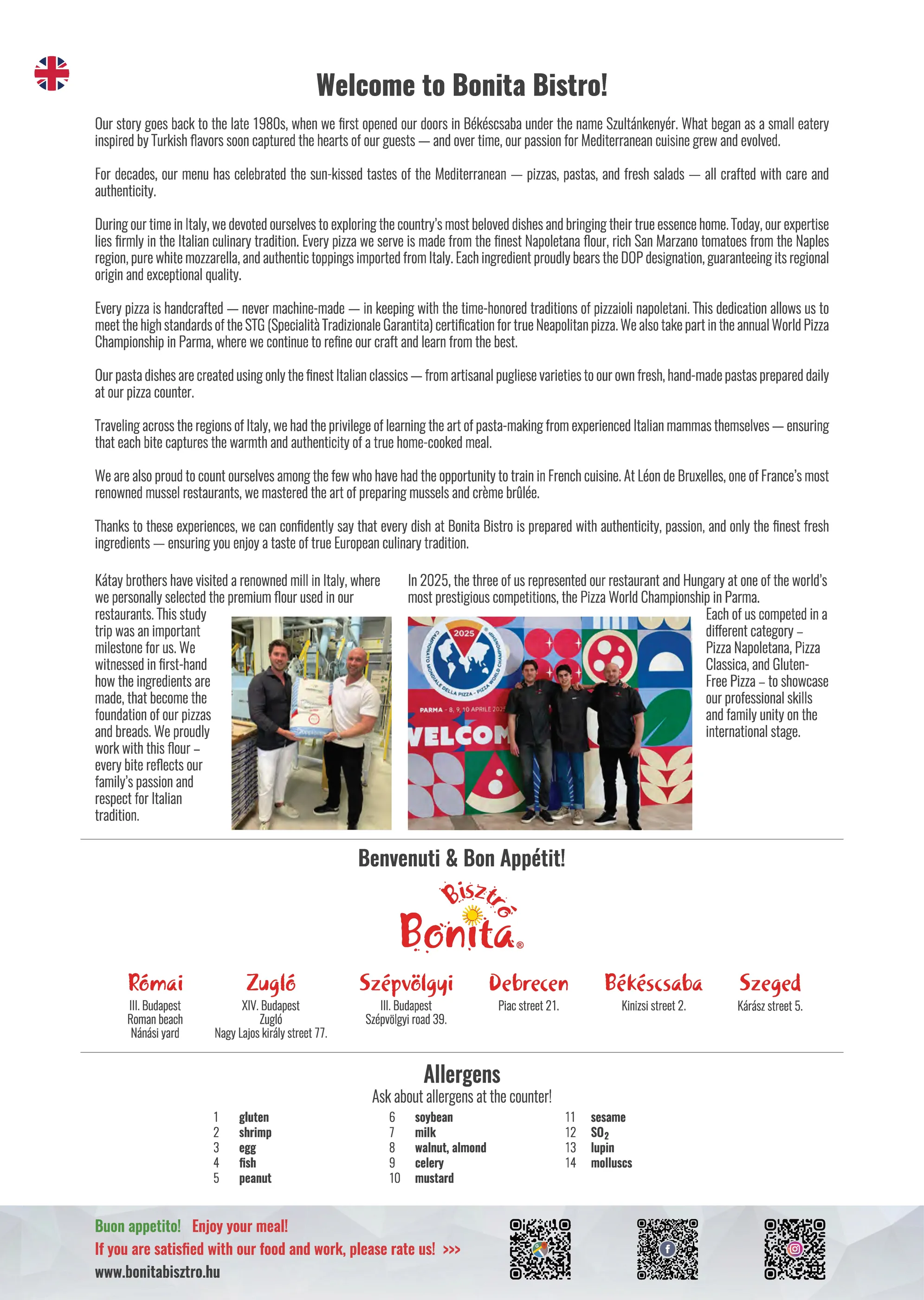 Bonita Bisztró Békéscsaba – menu page 5.