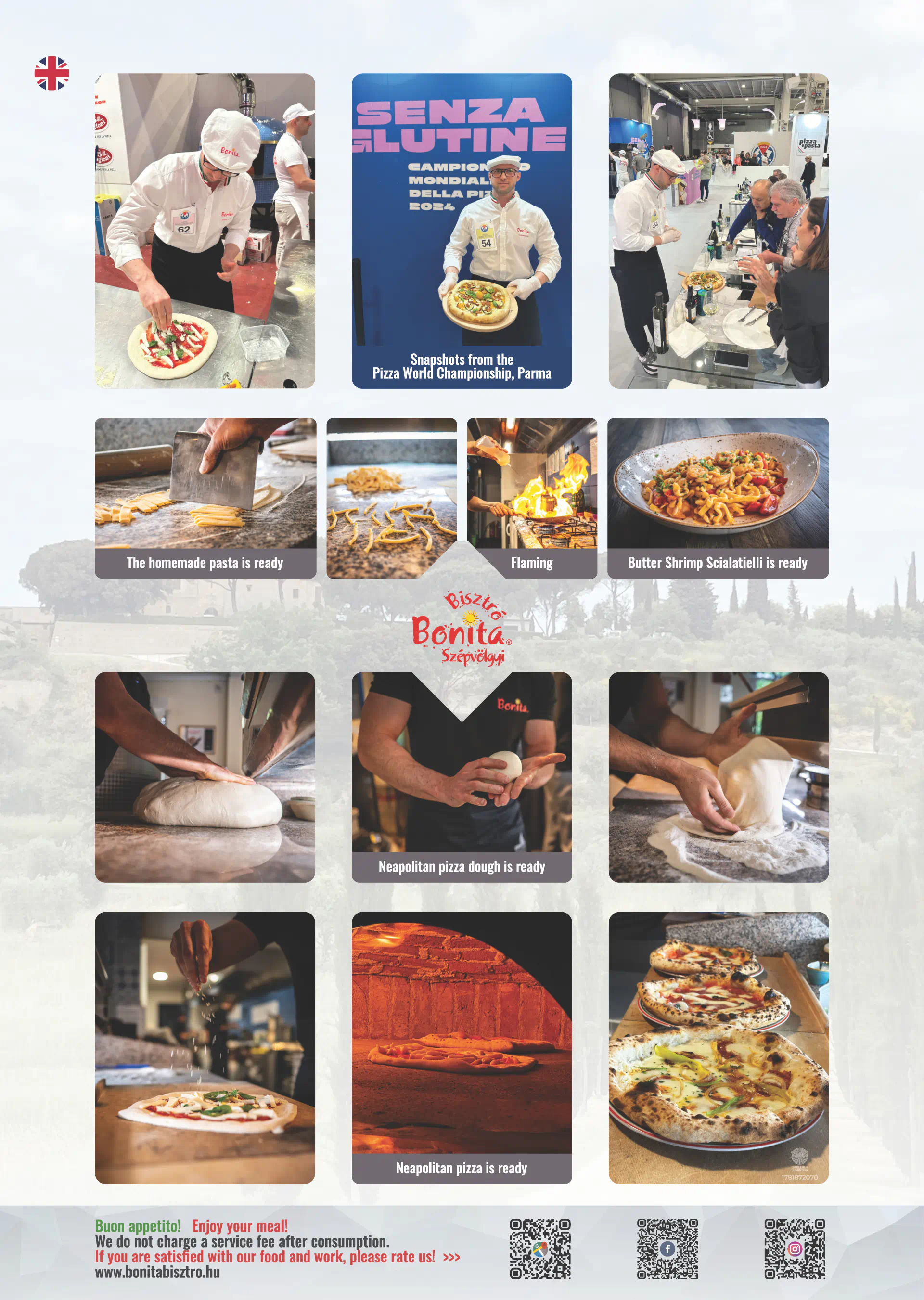 Bonita Bisztró Szépvölgyi út – menu page 10.